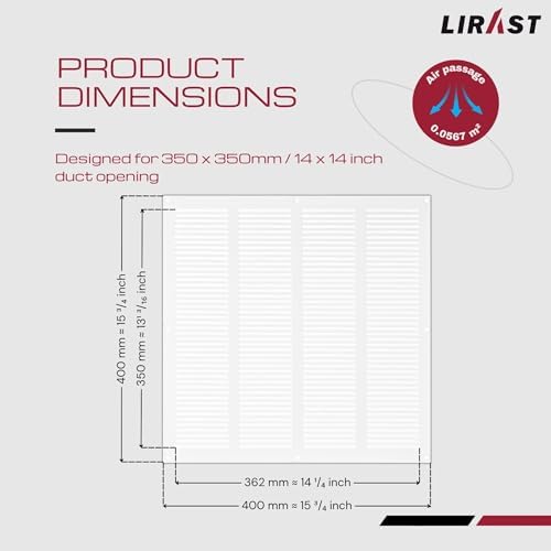 14x14 Vent Cover with Built-in Screen - Image 6