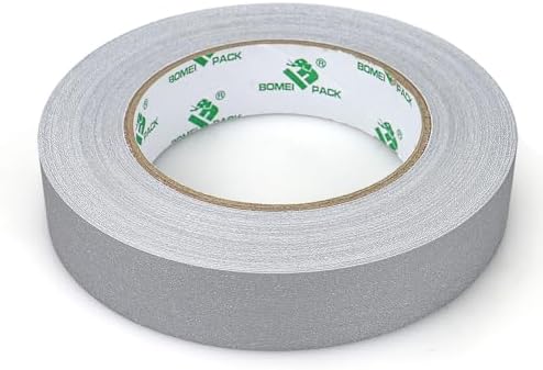 BOMEI PACK Grey Gaffer Tape, Matte Non-Reflective, 1inch x 30yds No Residue - Image 2