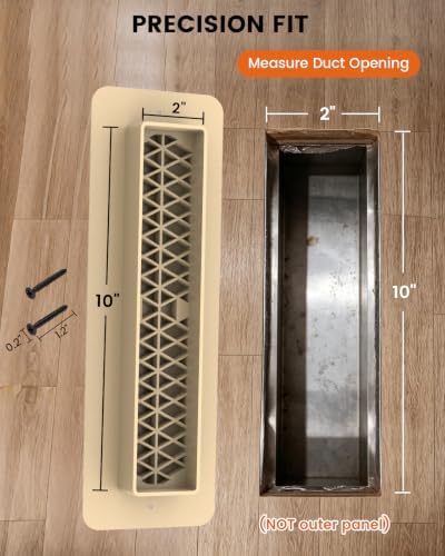 Aluminum 2x10 RV Floor Vent Cover - Image 6