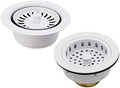 Westbrass CO2165S-50 COMBO PACK 3-1/2" Post Style Large Kitchen Sink Basket by Westbrass