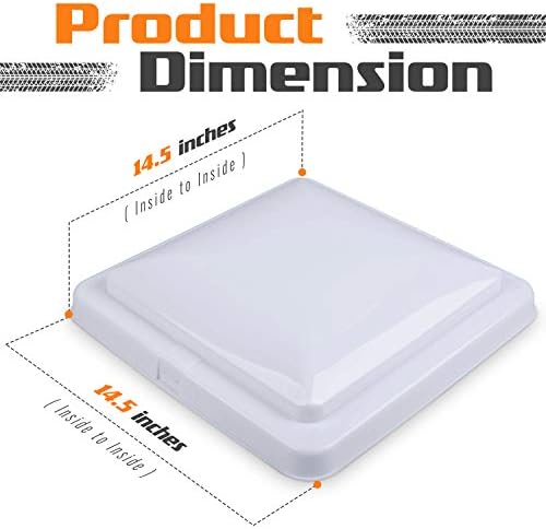 Camp'N 14 Inch Universal RV Roof Vent - Image 4
