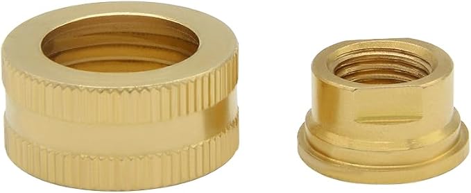Hooshing 3PCS Garden Hose Adapter 1/4" NPT Female to 3/4" GHT Female Thread | - Image 3