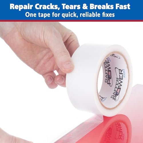 Gaffer Power Clear Repair Tape 2” x 20 Yards – Semi-Transparent Waterproof Duct - Image 6