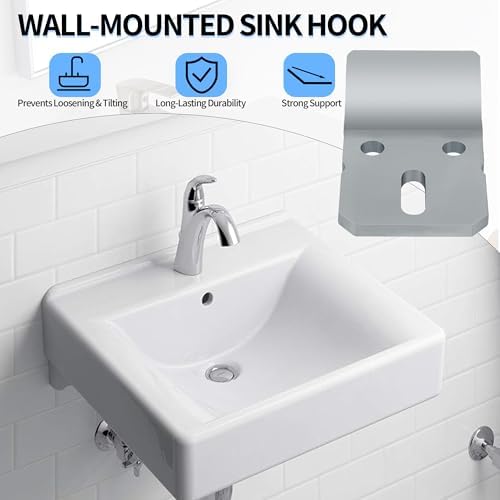 Wall-Mounted Sink Hook Bracket, 1224196 Hook Kit Fit - Image 3