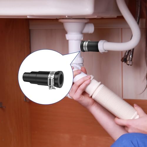 2 Set Dishwasher Drain Hose Adapter, Compatible - Image 7
