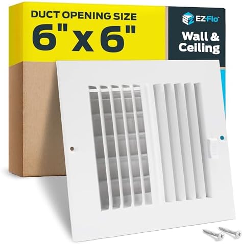 EZ-FLO 6 x 6 Inch Air Vent Cover by EZ-FLO
