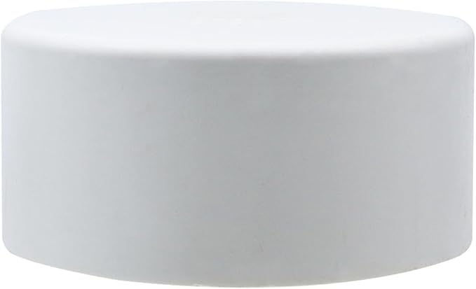 6.3" PVC Pipe End Cap Fitting White | Round Pipe Hole Plugs, Pipe Plug Socket - Image 4