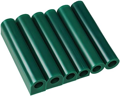 Nuanchu 6 Pcs Carving Wax Ring Tube Green - Image 4