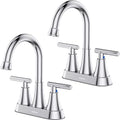 Bathroom Faucets, Hurran 4 inch Centerset 2-Handle Lead-Free by Hurran