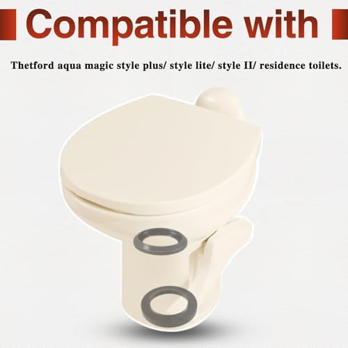Waste Ball Seal Toilet Closet Flange Seal Replacement Kit Compatible - Image 3