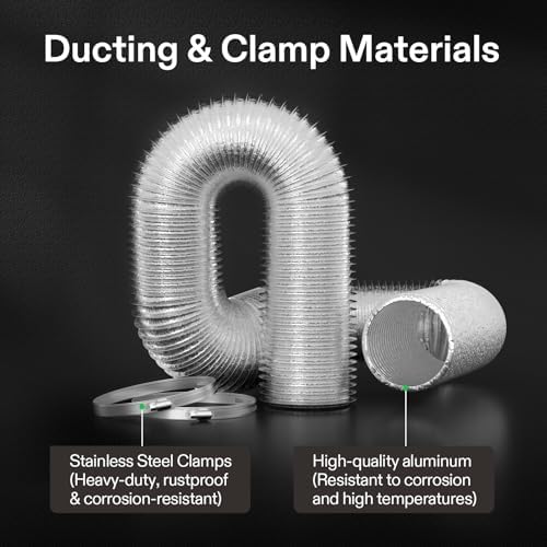 VIVOSUN 4 Inch Flex Aluminum Ducting, 25 Ft Air Duct - Image 4