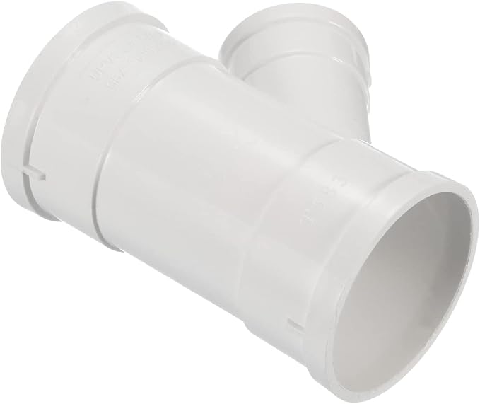 PATIKIL 3" to 2" Wye Pipe Fittings, Y-Shape Splitter Duct Hose Connector - Image 4