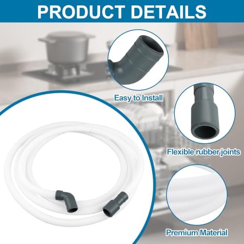 W11381654 12' Dishwasher Drain Hose Replacement - Image 6