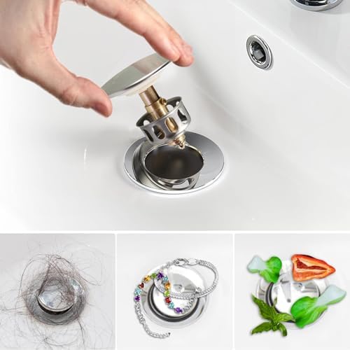 Bathroom Sink Drain Kit Flexible Expandable P-Trap Sink Drain Pipe - Image 6