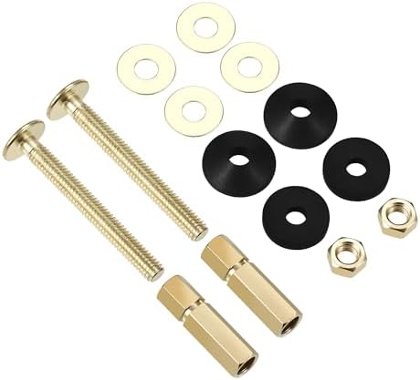 Universal Toilet Tank to Bowl Bolts Kit, Brass Toilet Tank Bolts - Image 5