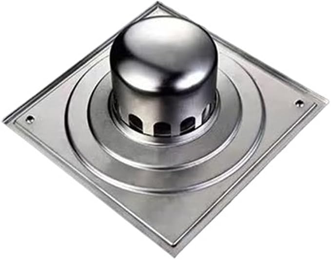 Shower Floor Drain, Shower Floor Drain Stainless Steel Square Grate Multiple - Image 5