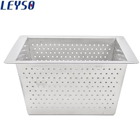 Leyso Stainless Steel Floor Sink Top Hang Basket Strainer Sink Drain Cover 10" - Image 2