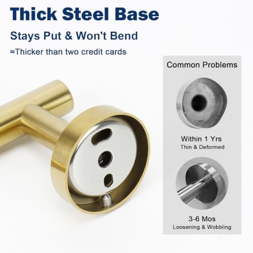 NearMoon Bathroom Toilet Paper Holder, Premium SUS304 Stainless Steel Rustproof - Image 3