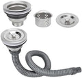 Stainless Steel Sink Drain Strainer Assembly by Yulatik
