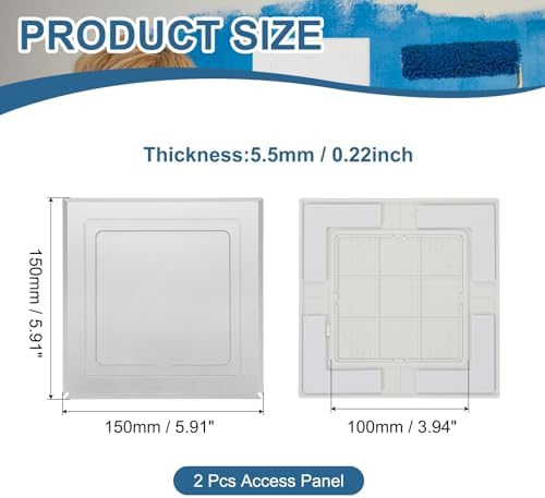 PATIKIL 4x4 Inch Self-Adhesive Access Panel - Image 2