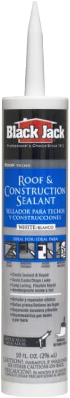 Black Jack Gloss White Elastomeric Roof Sealant 10.1 oz. - Image 2