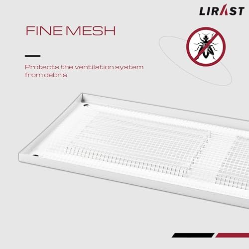 18x2 Vent Cover with Built-in Screen - Image 3
