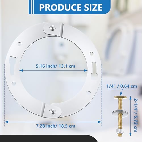 2 Piece Toilet Flange Repair Kit, Toilet Flange Repair Ring - Image 6
