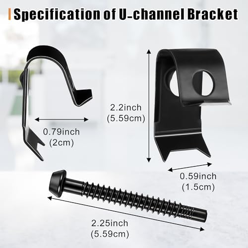 14 Pack Undermount Sink Clips, Countertops up to 1-1/2" Thick - Image 3