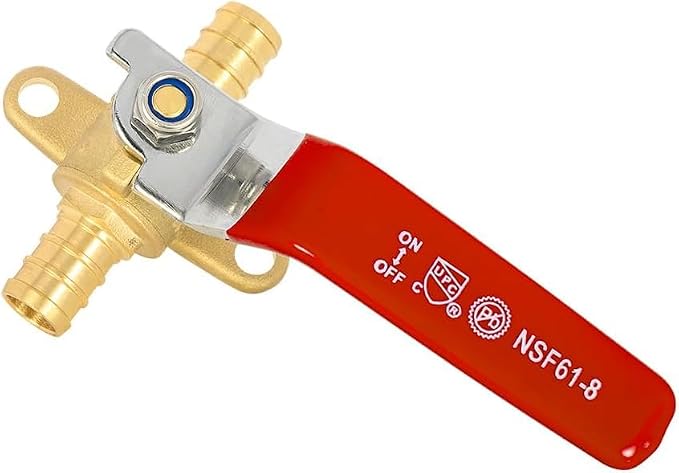 20PC EFIELD 1/2" Crimp Pex Ball Valve - Image 4