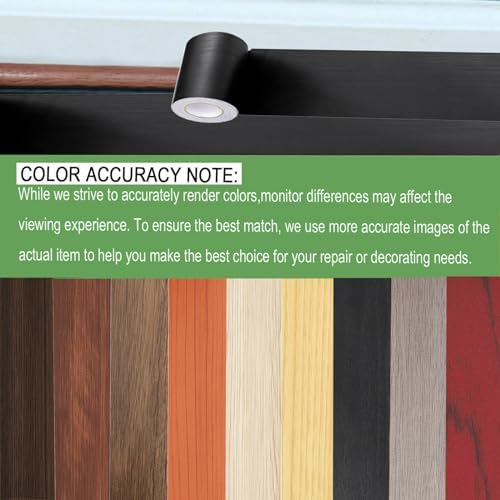 Wood Grain Repair Tape, 4.9 inch X 32ft Self Adhesive Grain Repair Patch - Image 2