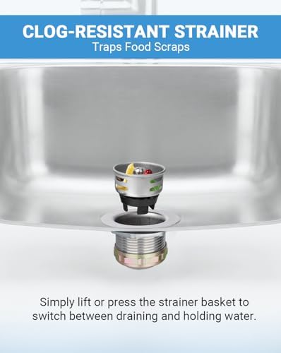 2" RV Sink Drain with Basket Strainer, Anti-Clog - Image 4