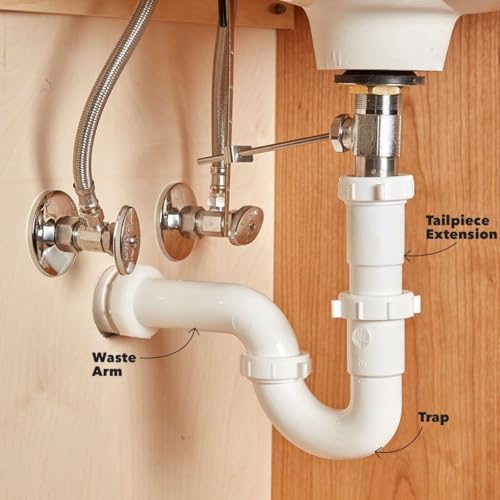1-1/2 Inches PVC DWV P-Trap Drain Pipe - Image 4