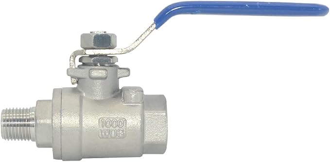 DAN SPEED Full Port Ball Valve Male x Female S304 Stainless Steel Heavy Duty - Image 2