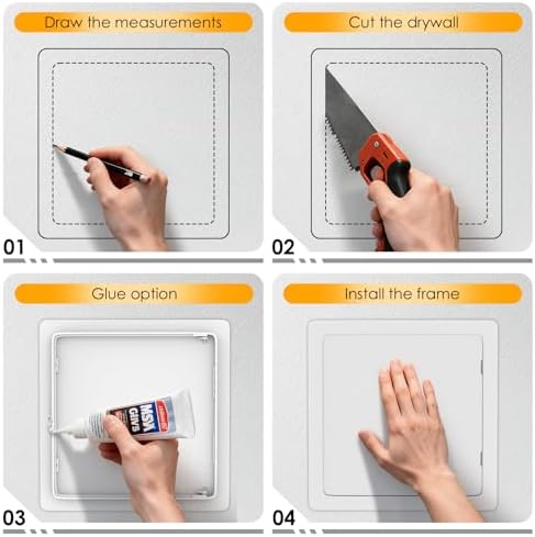 Suteck Access Panel for Drywall 16 x 16 Inch, Ceiling&Plumbing Access Door - Image 3