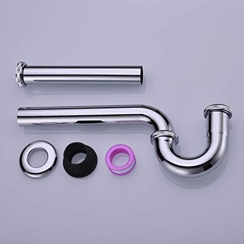Brass P Trap, 1 1/4 Bathroom Basin Sink Waste Trap Drain Kit - Image 7