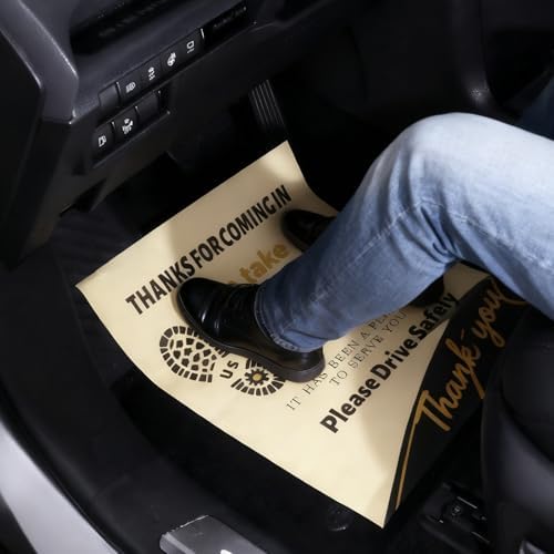 KAFEEK Disposable Paper Car Floor Mats, Temporary Cover, 16x20 Inch - Image 5