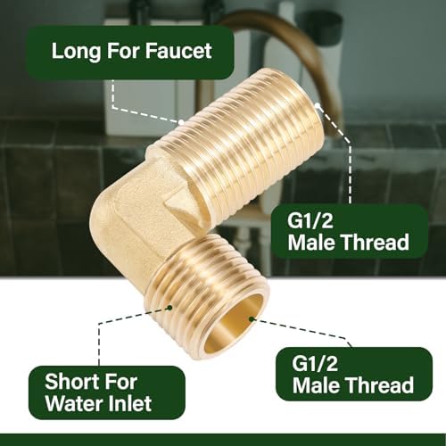 Brass Wall Mount Fauct, Commercial Sink Fauct Installation Kit - Image 3