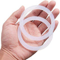 8 Pcs 9 Cups Replacement Food Grade Silicone Gasket, by LitOrange