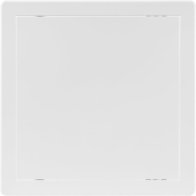 10x10 Inch White Access Panel for Drywall – ABS Plastic Square Wall, Ceiling by HVACOV