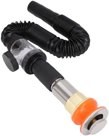 Yunseity Bathroom Sink Drain Kit, Flexible P Trap Drain Pipe - Image 5