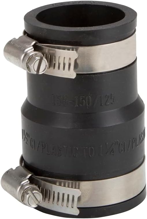 Rocky Mountain Goods 1-1/2” x 1-1/4” Flexible Pipe Coupling – Fits Sink Drains by Rocky+Mountain+Goods
