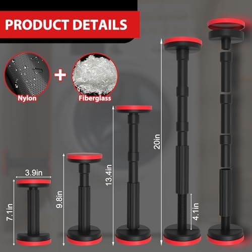Adjustable Shelf Support Pole for Undermount Sink Cabinet Shelf 7.1-20in - Image 4