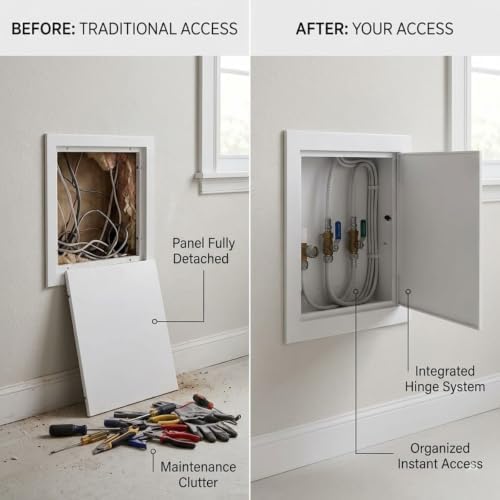 Access Panel 150x225 mm, Magnetic Inspection Hatch - Image 7