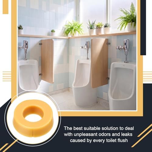 Marsui 8 Pack Urinal Wax Ring 2 Inch Thick Toilet Bowl Wax Ring Gasket Seal - Image 6