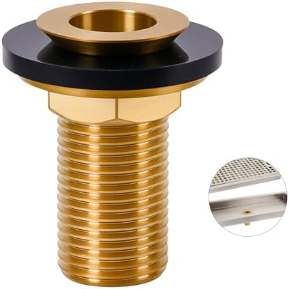 1/2" NPT Brass Drip Tray Drain Assembly Kit by Unknown