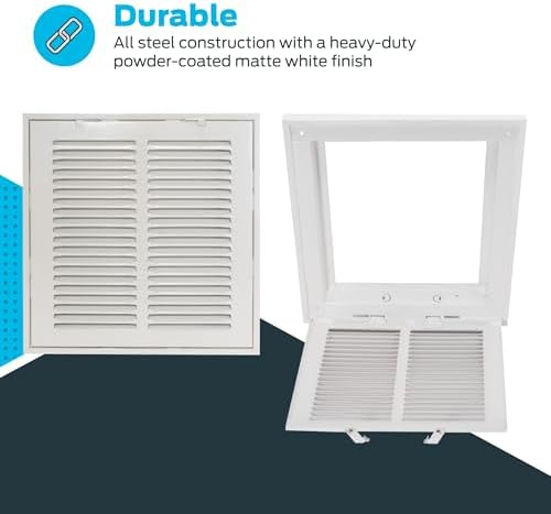 EZ-FLO 20 x 20 Inch Return Air Vent Cover - Image 5