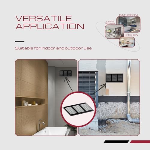 10x4 Vent Cover with Built-in Screen - Image 4