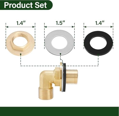 Brass Wall Mount Fauct, Commercial Sink Fauct Installation Kit - Image 4