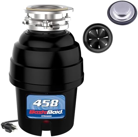 Waste Maid Garbage Disposal, Continuous Feed, 3/4 HP Deluxe by WasteMaid