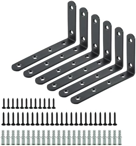 Alise 6Pcs Floating Shelf Brackets by Alise